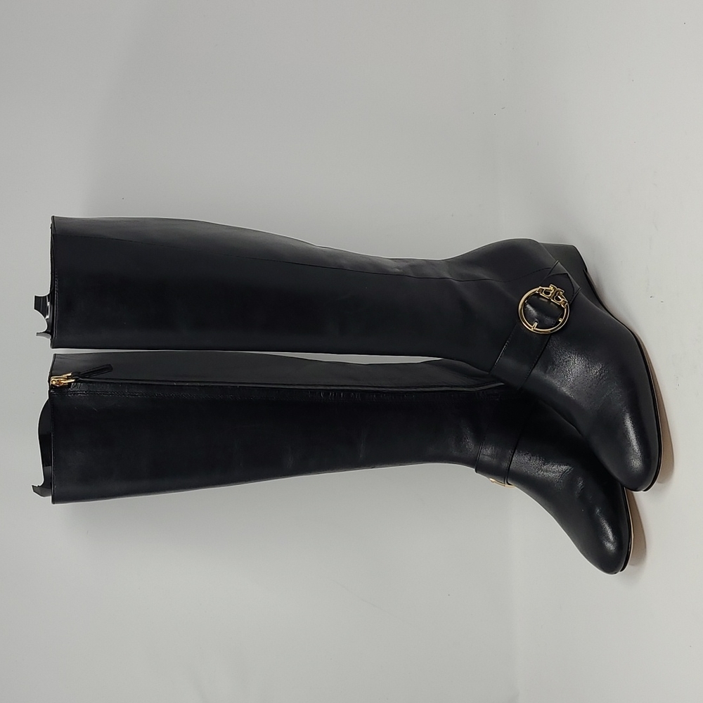 Tory Burch Sofia 45MM Low Wedge Tall Boots Size 6.5